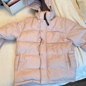 Aritzia Super Puff Light Pink Jacket